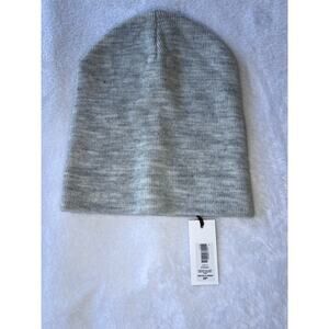 TNA Aritzia Beanie Hat Light Grey Unisex One Size NWT